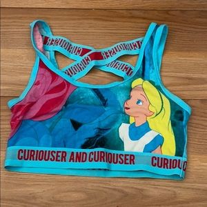 Alice in wonderland sports bra